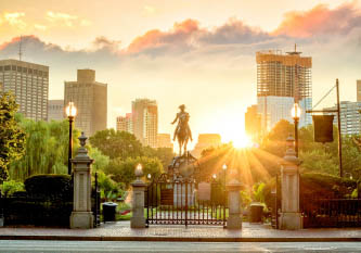 LE BOSTON COMMON ET LE PUBLIC GARDEN 