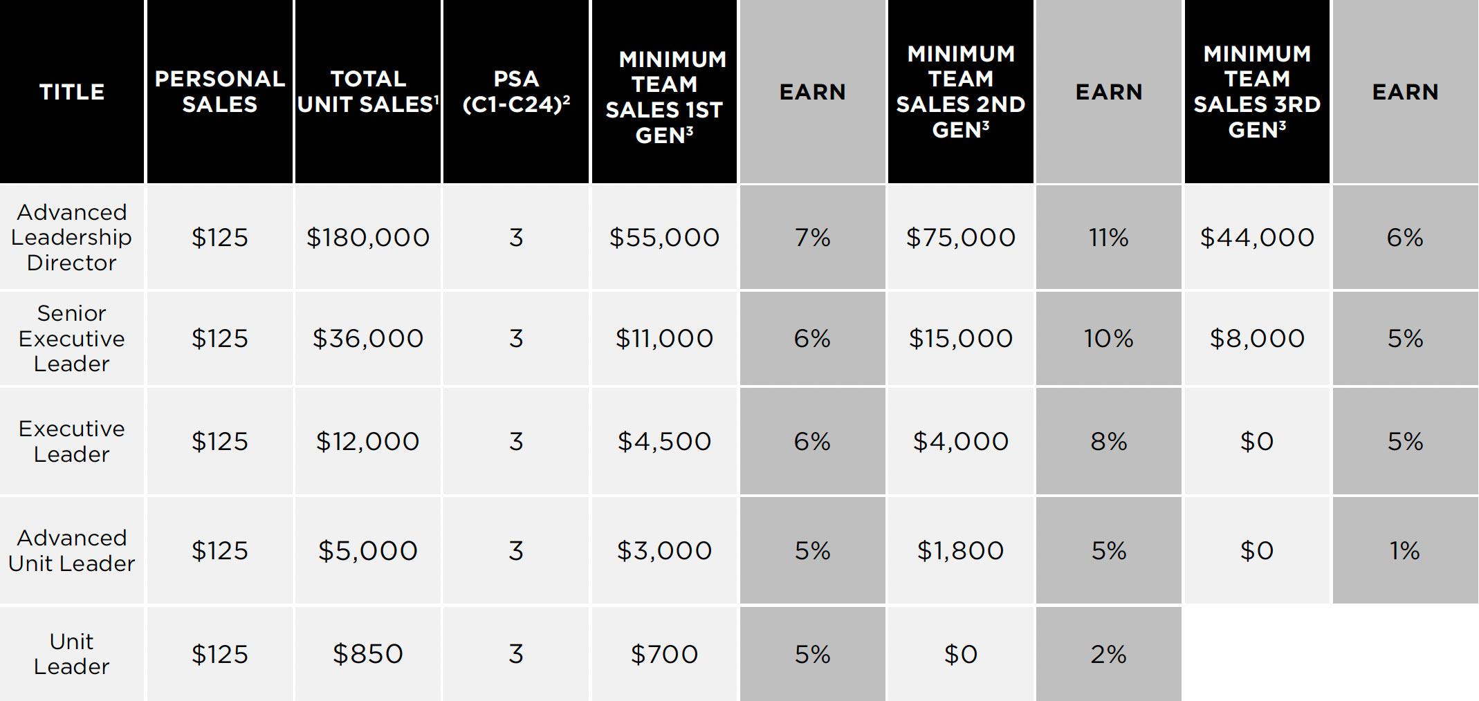 2025 Leadership Compensation